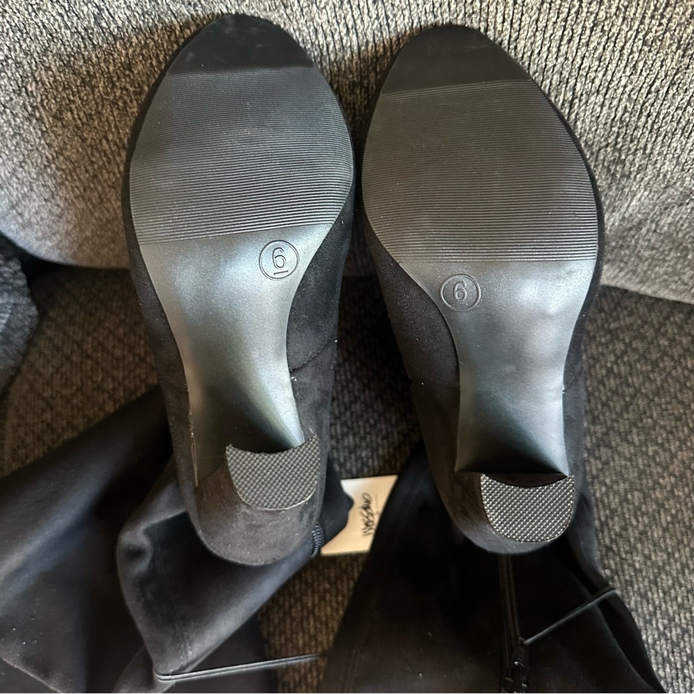 Mossimo Over-The-Knee Black Tall Boots size 6 - Picture 5 of 7